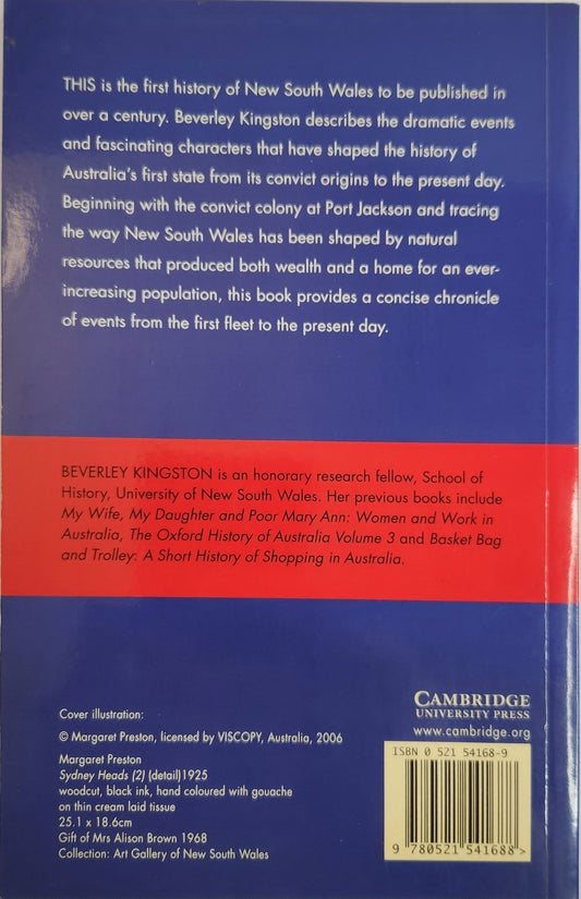 A History of New South Wales (1st EDITION) - Oakmont Books
