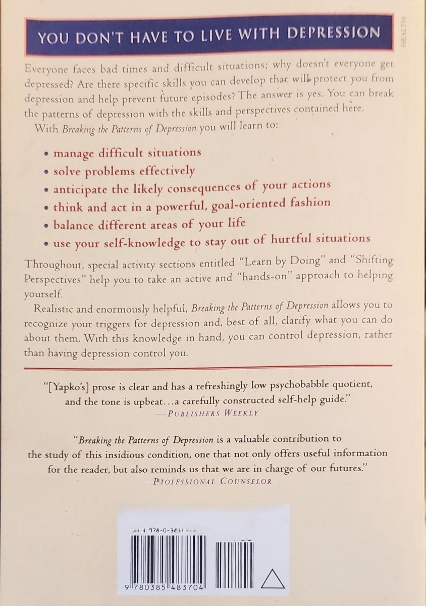 Breaking the Patterns of Depression - Oakmont Books