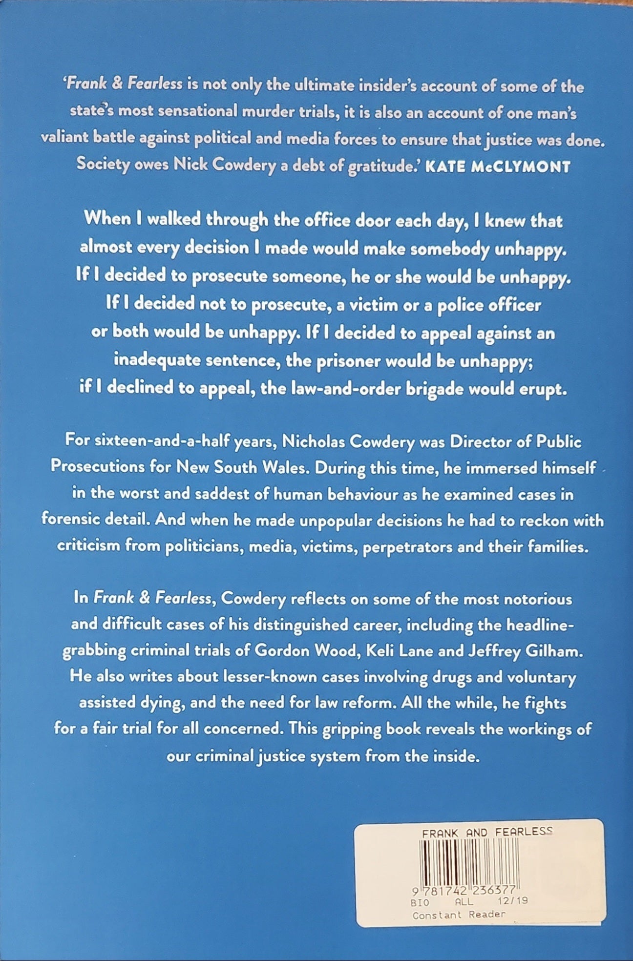 Frank & Fearless - Oakmont Books