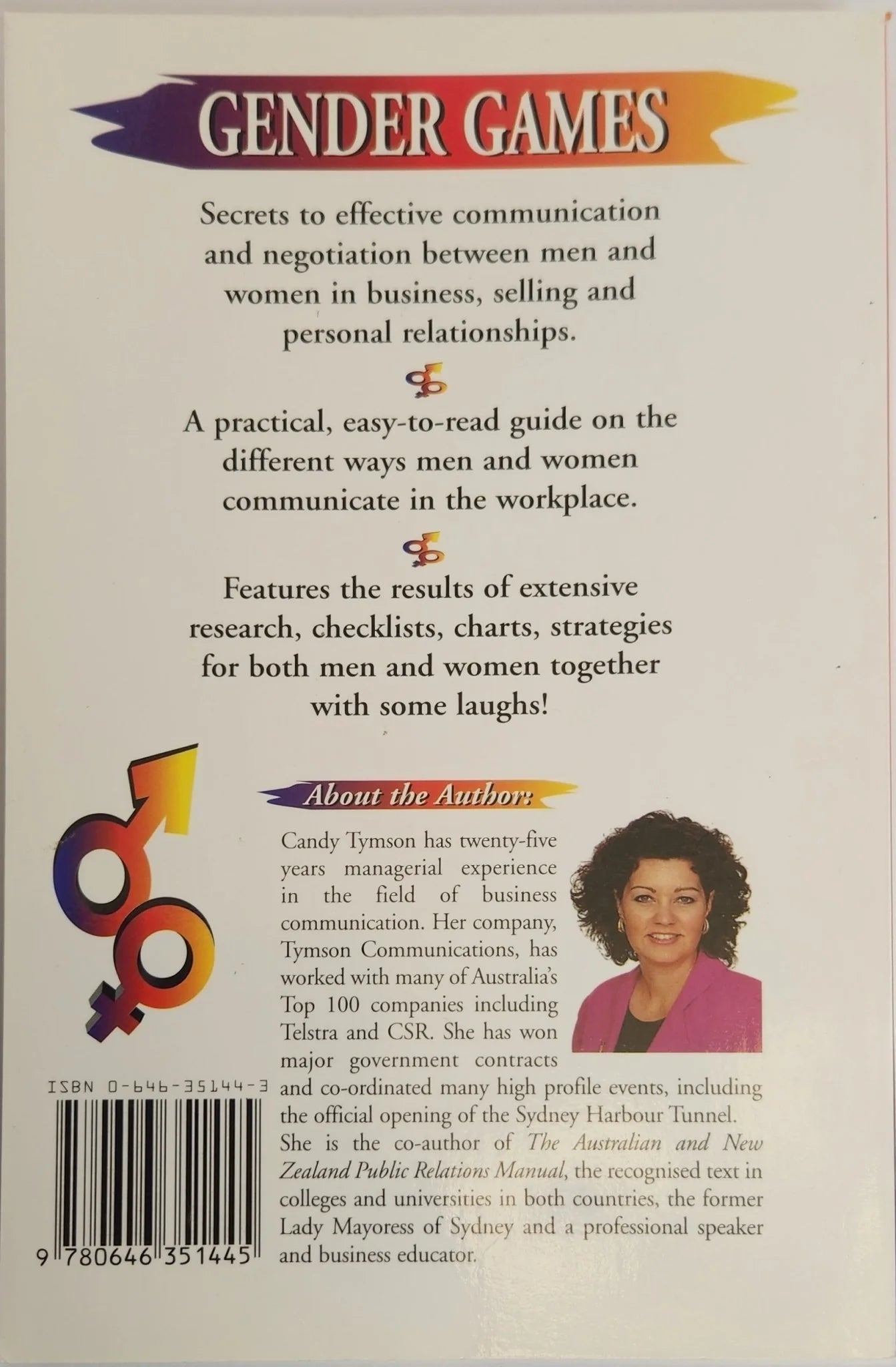 Gender Games. Doing Business with the Opposite Sex - Oakmont Books