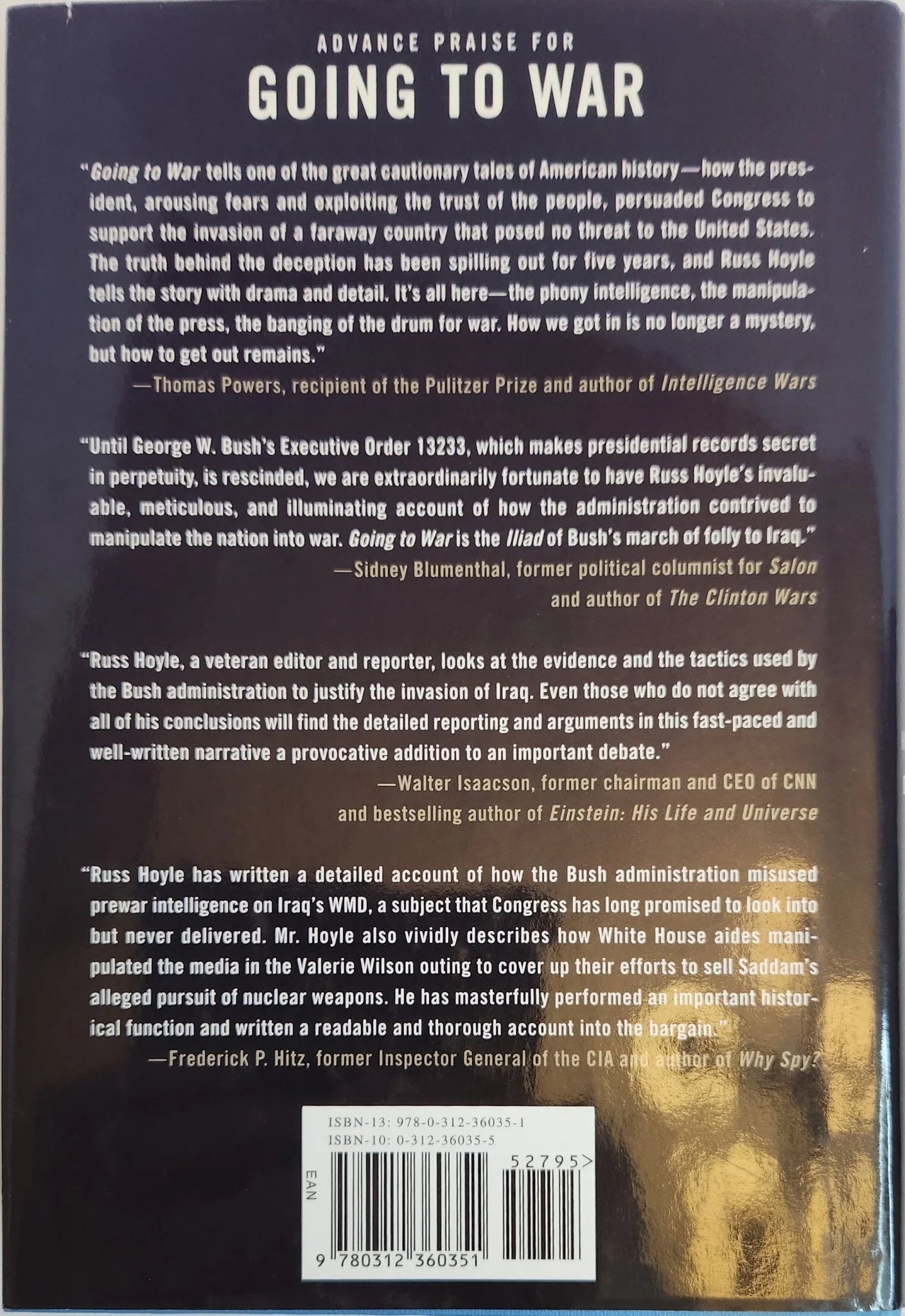 Going to War: How Misinformation, Disinformation, and Arrogance Led America Into Iraq - Oakmont Books