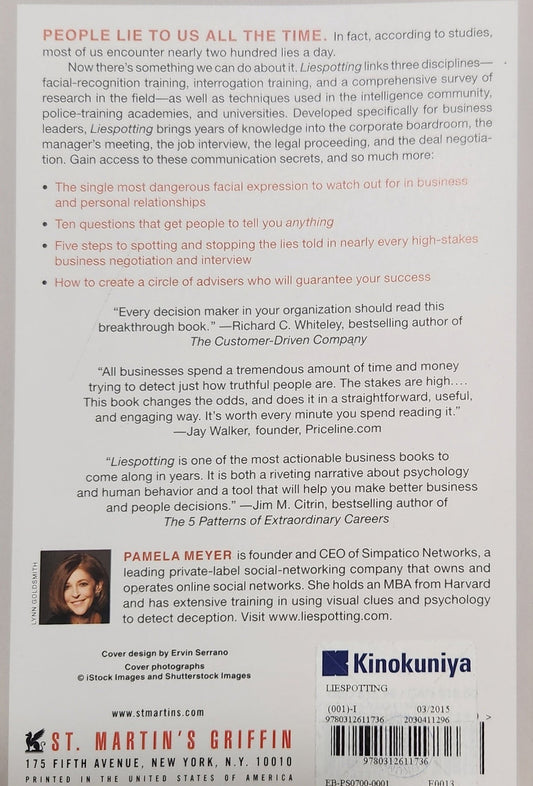 Liespotting: Proven Techniques to Detect Deception - Oakmont Books