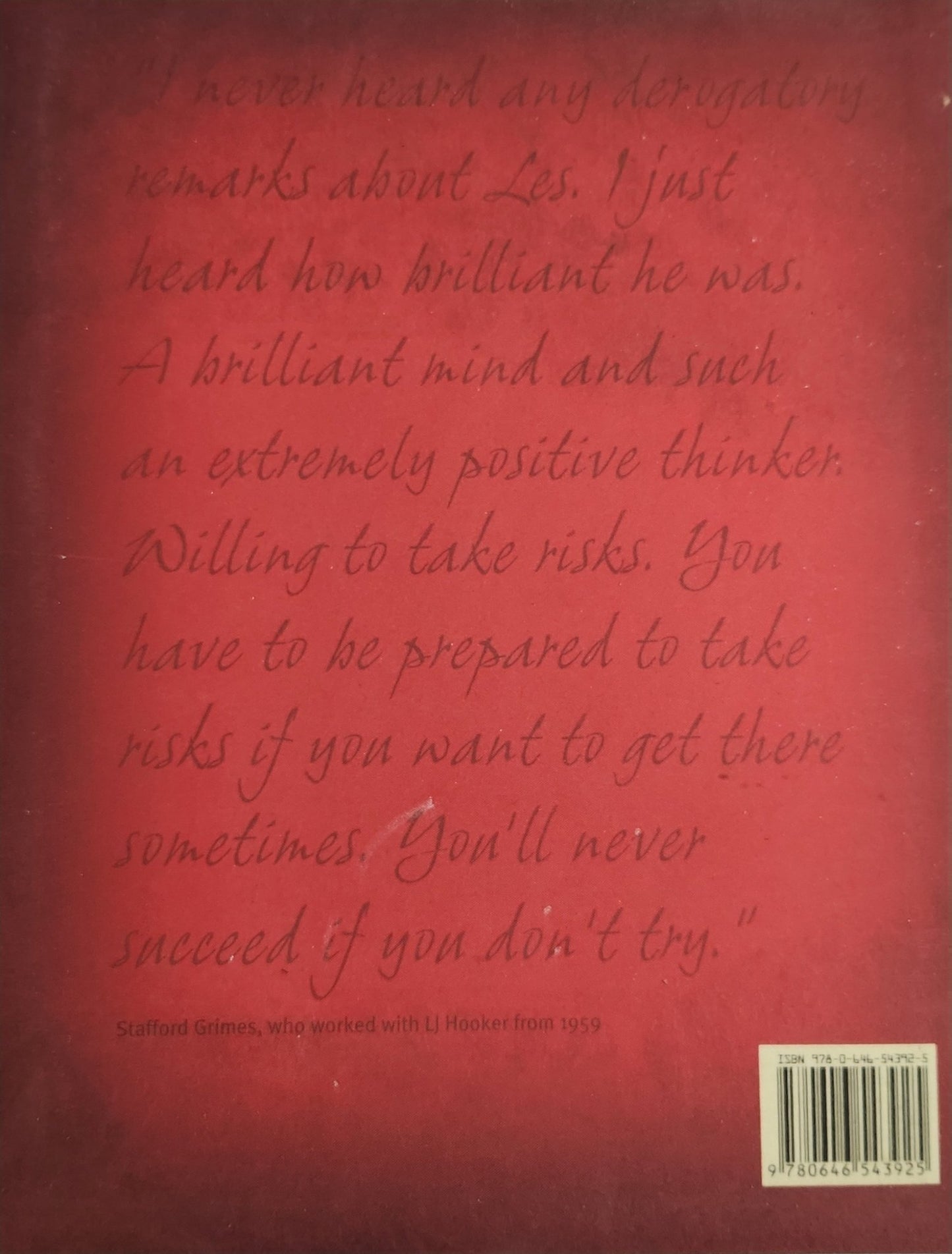 LJ Hooker: The Man: The untold story of an Australian Icon - Oakmont Books