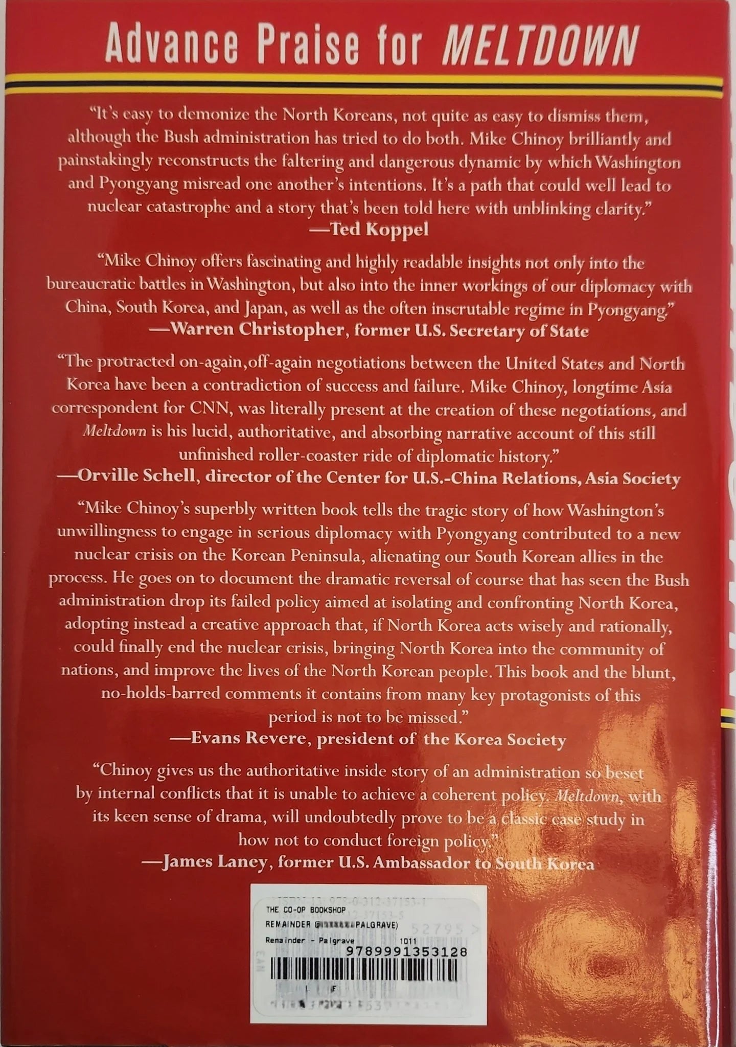 Meltdown: The Inside Story of the North Korean Nuclear Crisis (1st EDITION) - Oakmont Books