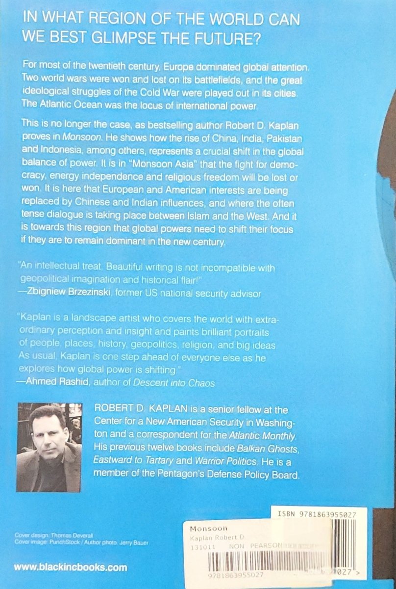 Monsoon: The Indian Ocean and the Battle for Supremacy in the 21st Century - Oakmont Books