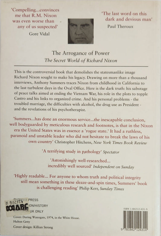 The Arrogance of Power: The Secret World of Richard Nixon - My Store