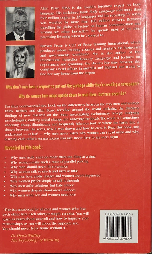 Why Men Don't Listen And Women Can't Read Maps - Oakmont Books