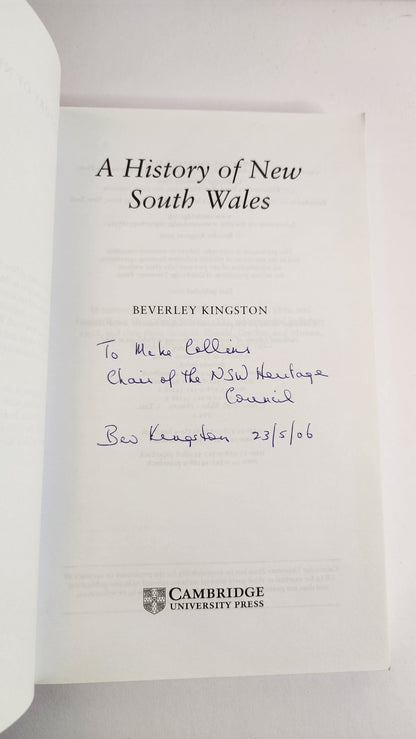 A History of New South Wales (1st EDITION) - Oakmont Books