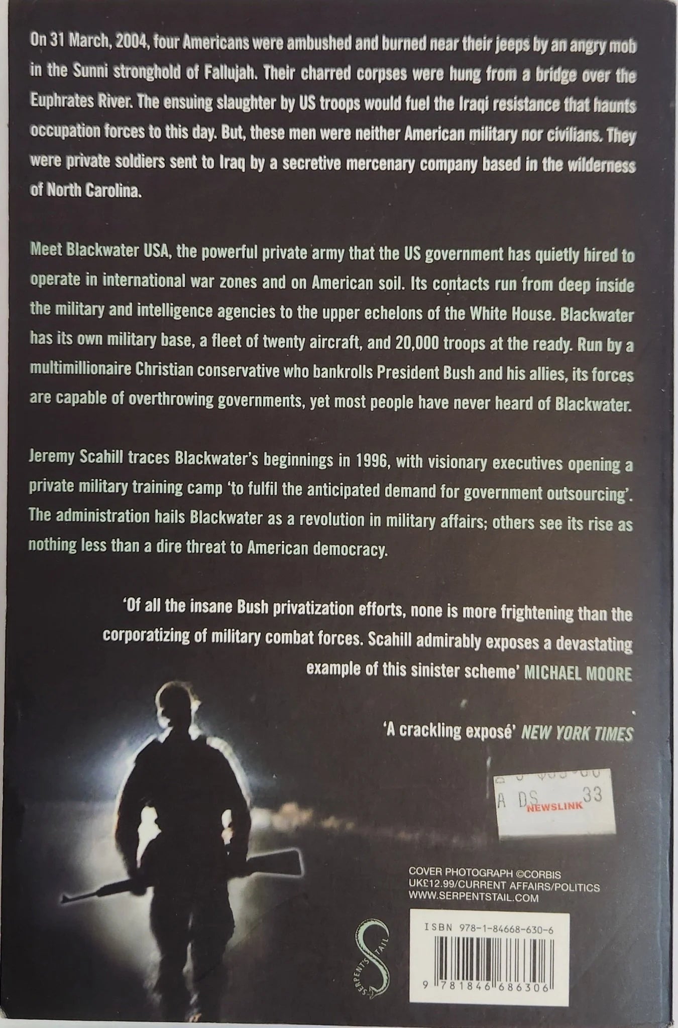 Blackwater: The Rise of the World's Most Powerful Mercenary Army - Oakmont Books