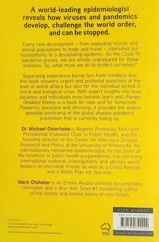 Deadliest Enemy: Our War Against Killer Germs - Oakmont Books