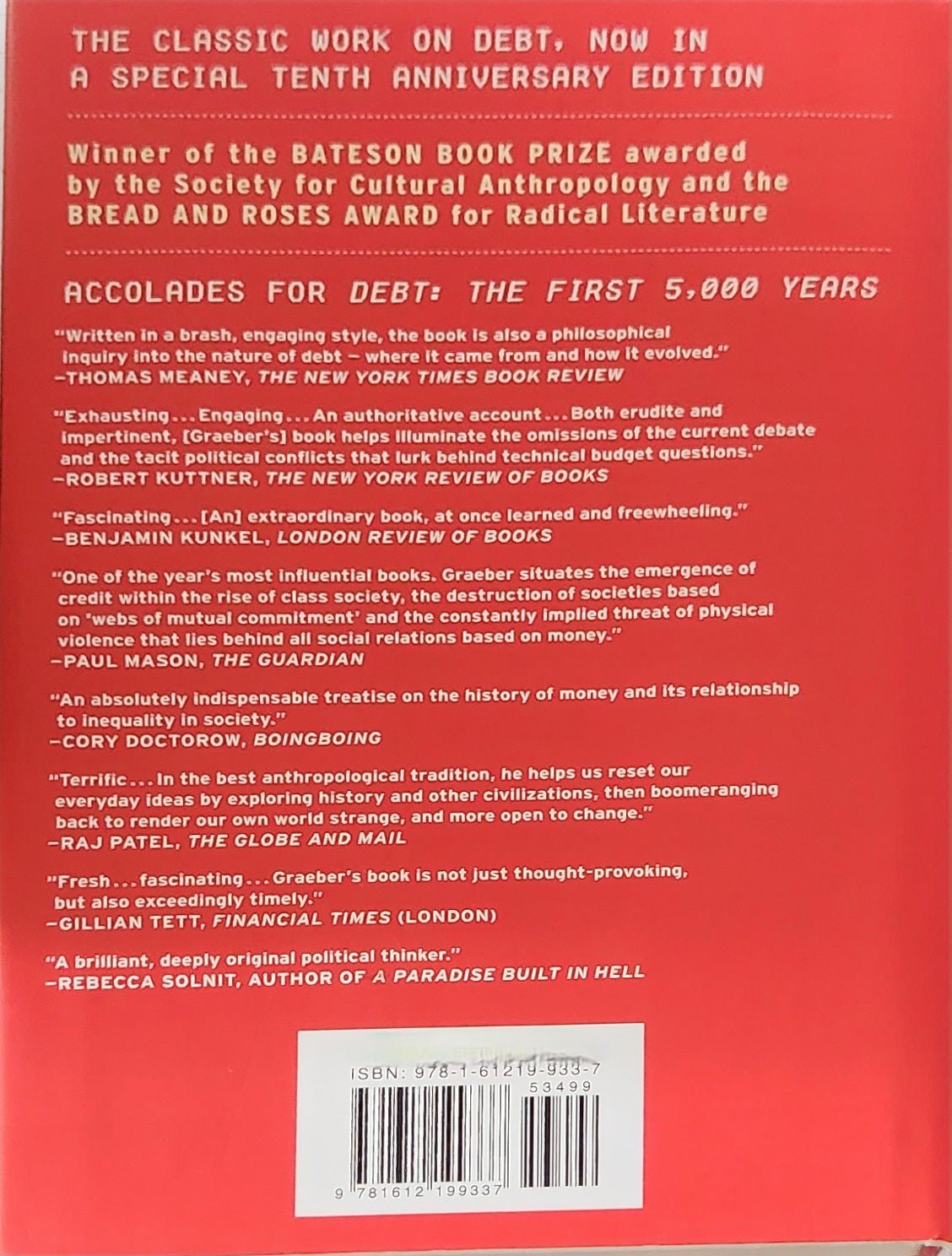 Debt: The First 5,000 Years - Oakmont Books