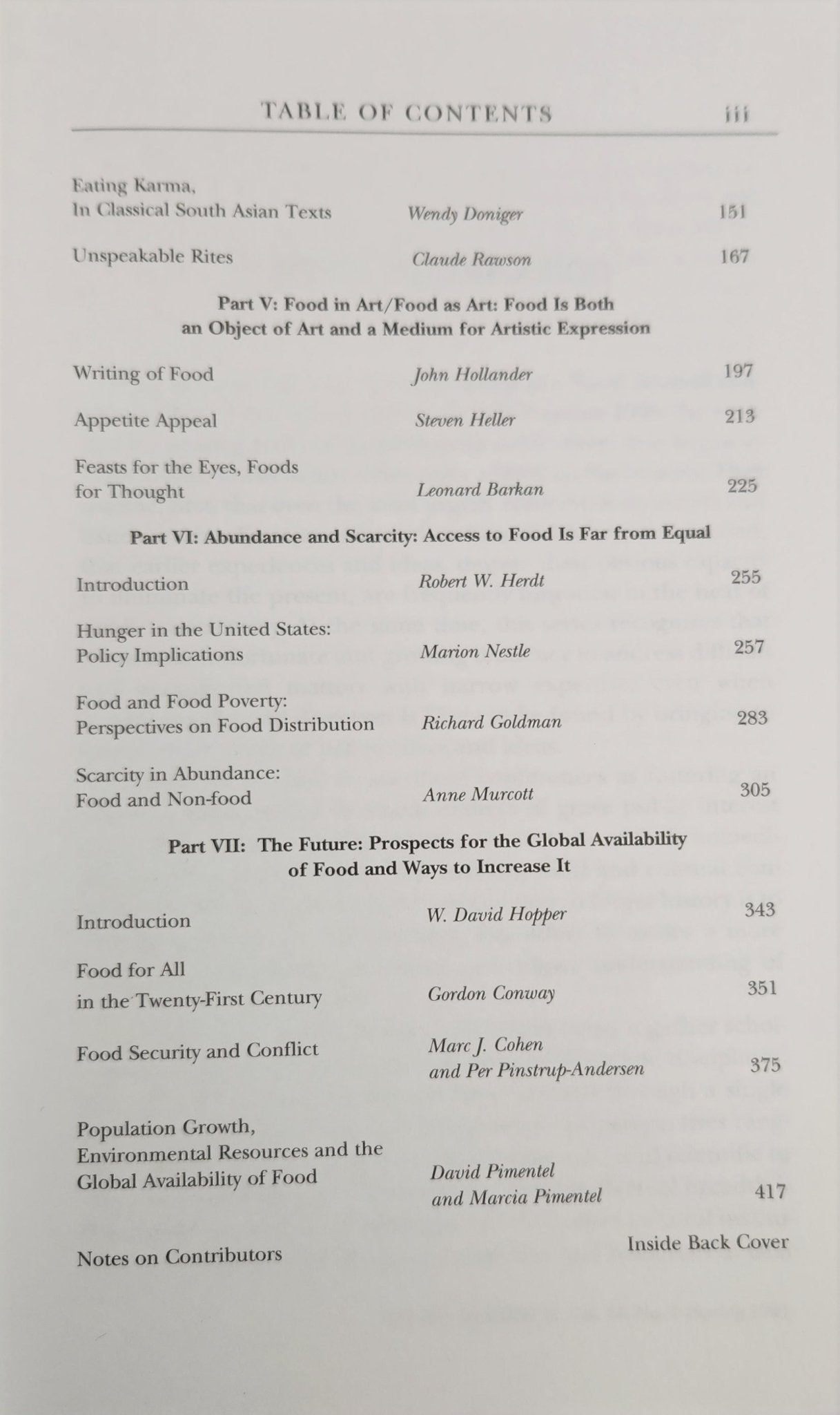 Food: Nature and Culture - My Store