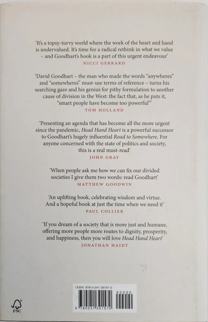 Head Hand Heart: The Struggle for Dignity and Status in the 21st Century - Oakmont Books