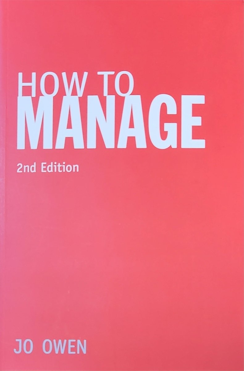 How to Manage - Oakmont Books