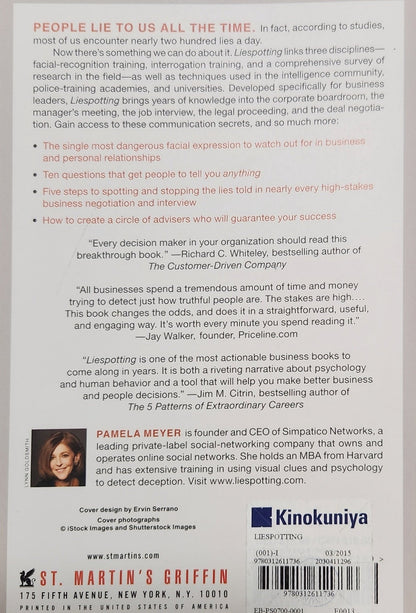 Liespotting: Proven Techniques to Detect Deception - Oakmont Books