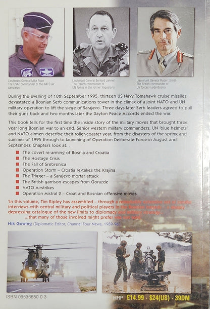 Operation Deliberate Force: The UN and NATO Campaign in Bosnia 1995 (1st EDITION) RARE - Oakmont Books
