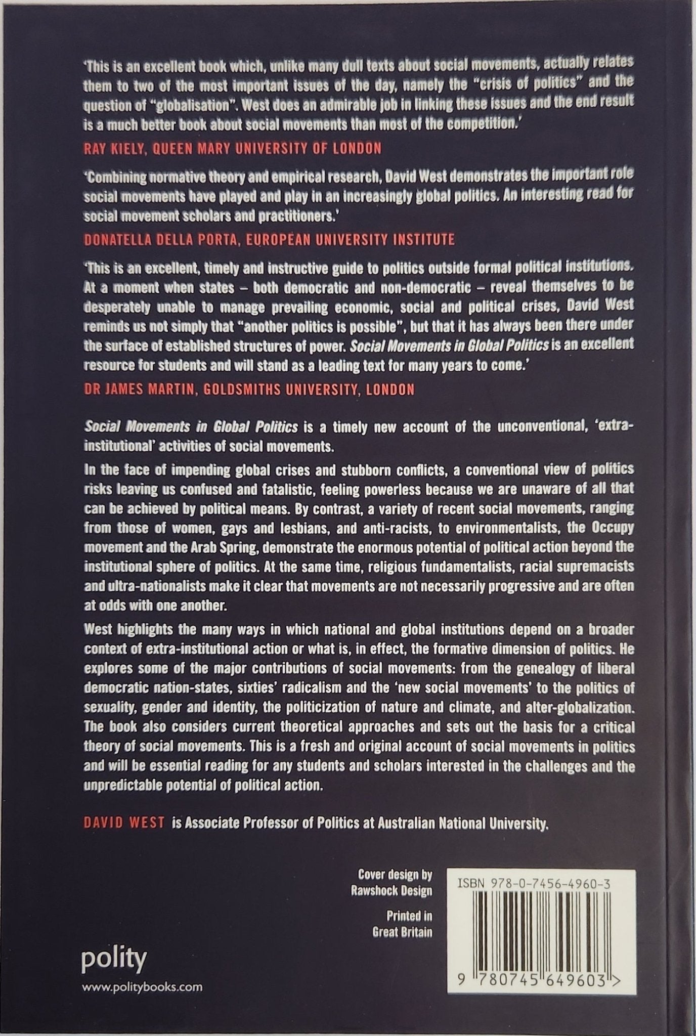 Social Movements in Global Politics - My Store