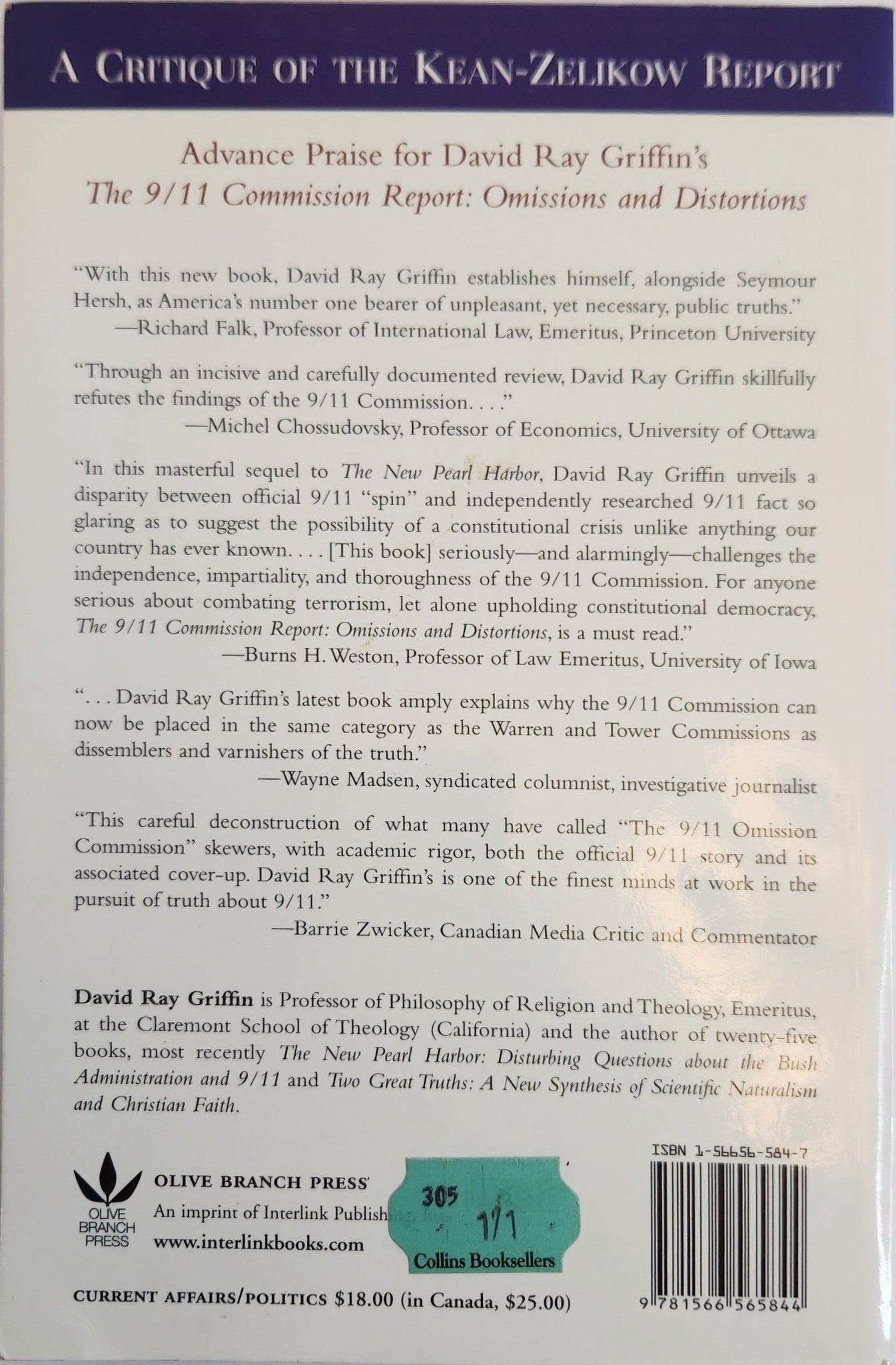 The 9/11 Commission Report: Omissions and Distortions - My Store