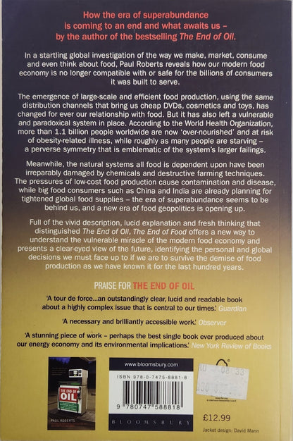 The End Of Food. The Coming Crisis in the World Food Industry - My Store