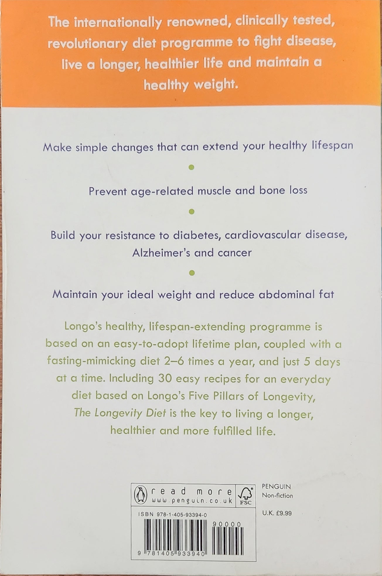 The Longevity Diet - Oakmont Books