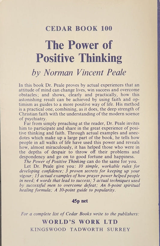The Power Of Positive Thinking - Oakmont Books