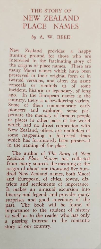 The Story of New Zealand Place Names - My Store