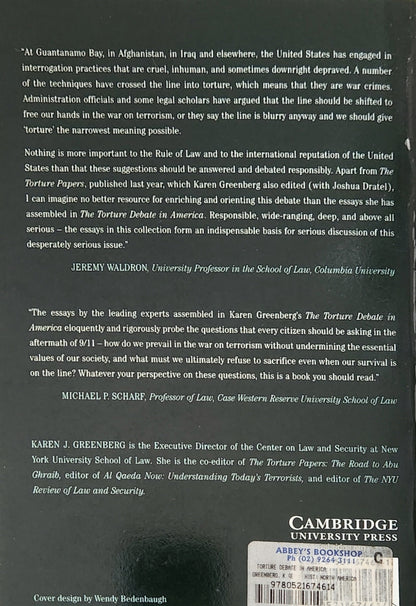 The Torture Debate in America - Oakmont Books