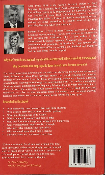 Why Men Don't Listen And Women Can't Read Maps - Oakmont Books